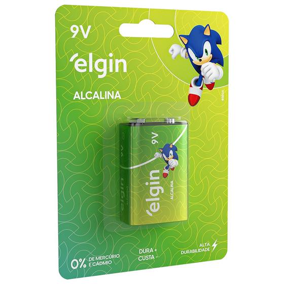 Bateria Alcalina 9V Energy Blister Com 1 Bateria Elgin Menor preço em Bateria Alcalina 9V Energy Blister Com 1 Bateria Elgin