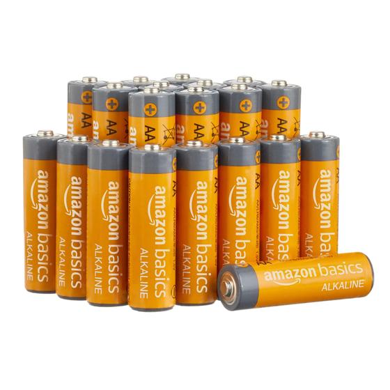 Imagem de Bateria Alcalina AA Amazon Basics 1,5V - Pacote com 20 Unidades