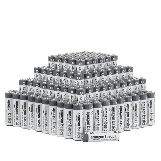 Imagem de Bateria Alcalina AA Amazon Basics 1,5V - Pacote com 200 Unidades