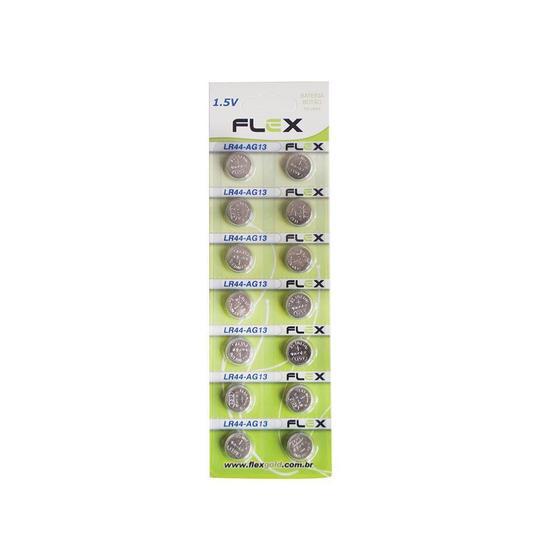 Imagem de Bateria Alcalina Fx-Lr44 1,5 v Blister Com 14 Un-Flex