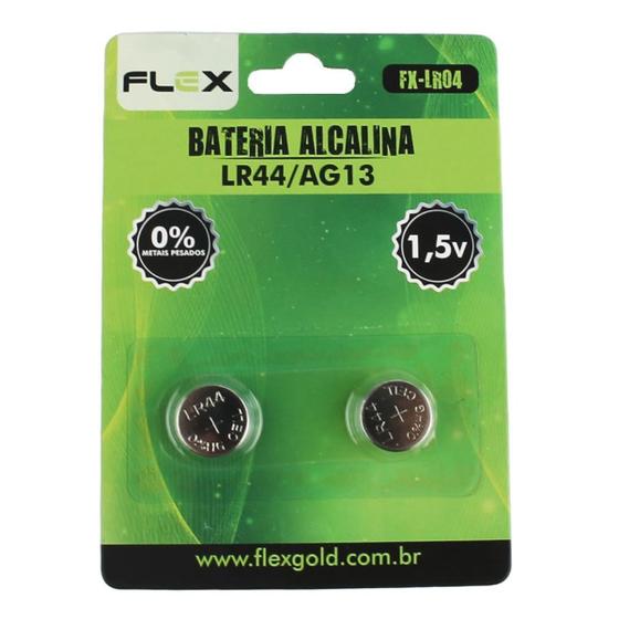 Imagem de Bateria Alcalina LR44 A76 1154 Ag13 1.5v cartela 2 unidades 