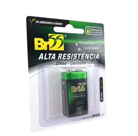 Imagem de Bateria alta resistencia zinco-carbono 6f22 9v