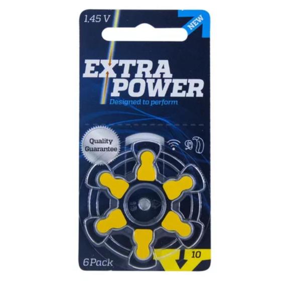 Imagem de Bateria auditiva c/6 un ( tam 10) - extra power