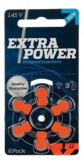 Imagem de Bateria Auditiva ExtraPower 13 - Cartela com 6 Baterias