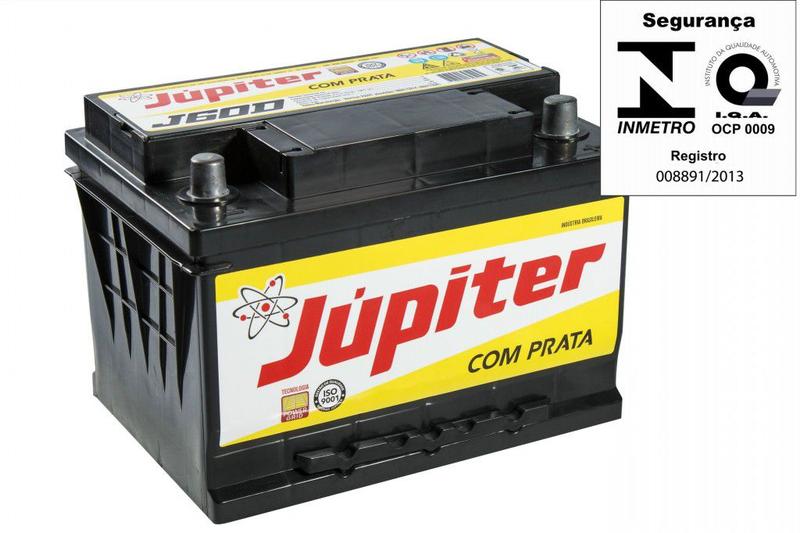 Imagem de Bateria Automotiva Júpiter 60ah 12v Com Prata