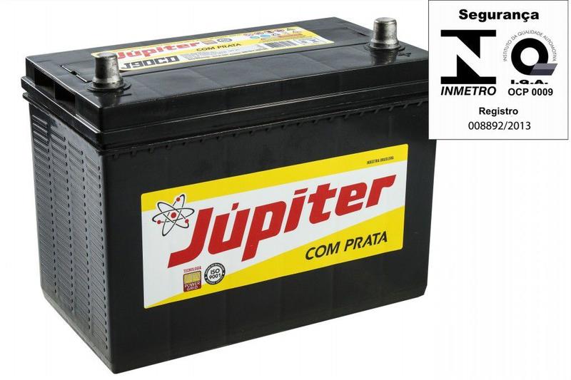 Imagem de Bateria Automotiva Júpiter 90ah 12v Besta / Topic Com Prata