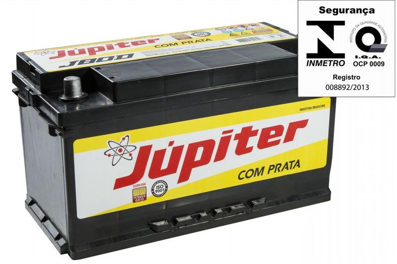 Imagem de Bateria Automotiva Júpiter 95ah 12v Sprinter Com Prata