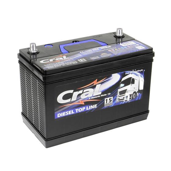 Imagem de Bateria automotiva selada 100Ah polo positivo esquerdo - Diesel Top Line - Cral