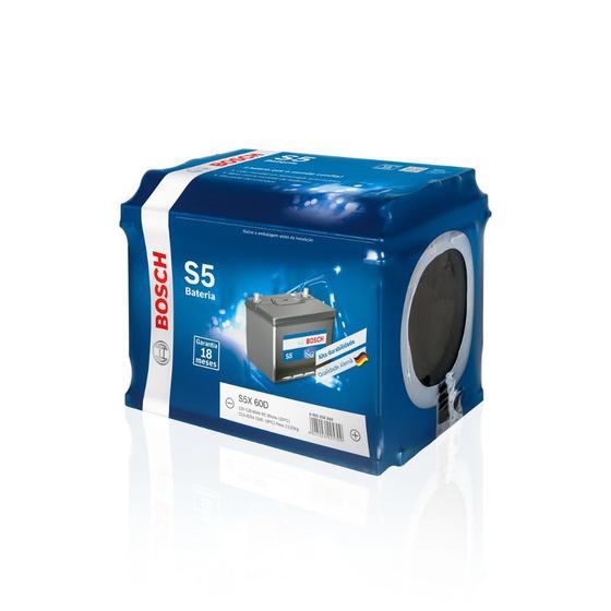 Bateria Bosch Automotiva 60 AH 12V Selada S5X 60D Menor preço em Bateria Bosch Automotiva 60 AH 12V Selada S5X 60D
