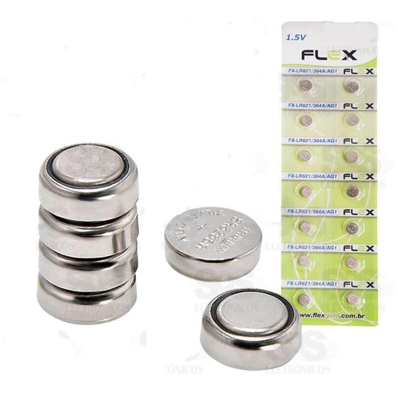 Imagem de Bateria Botao 1.5v ( C/ 14 Uni.) Mod.Fx-Lr07 Lr621