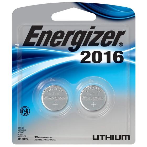 Imagem de Bateria Botao Energizer 2016 Lithium 3V Cartela com 2 CR2016