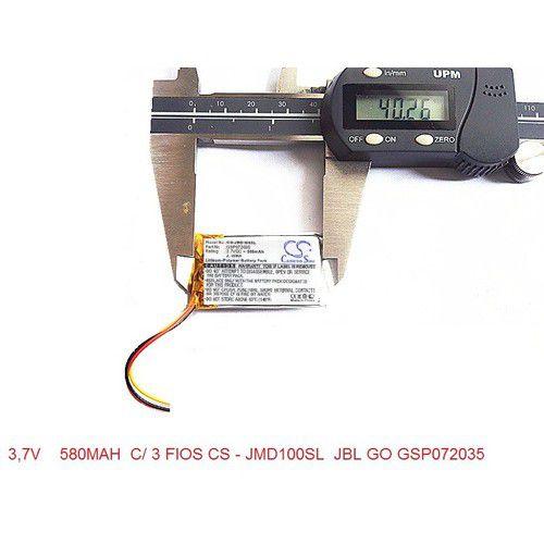 Imagem de Bateria Caixa Som Go C/ 3 Fios 3,7v 580mah