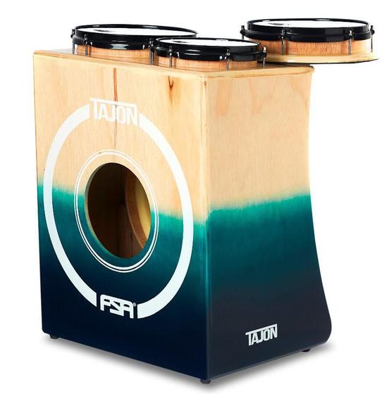 Bateria Cajón FSA Tajon Master Plus TAJ21 Green Fade Mini Bateria Cajón Kit Compacto 2 tons e