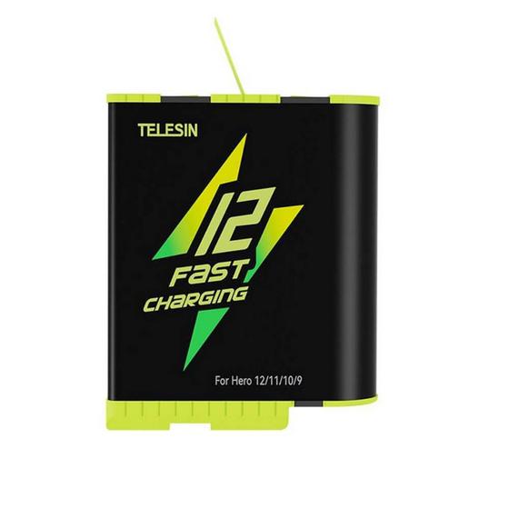 Imagem de Bateria Carga Rápida para GoPro Hero 12 / 11 / 10 / 9 Black - Telesin