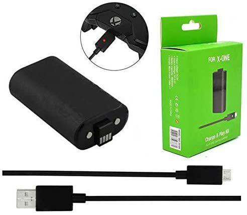 Bateria Carregador ( COMPATIVEL) COM Controle Xbox One Play Charge 1400mah - J.S.X Menor preço em Bateria Carregador ( COMPATIVEL) COM Controle Xbox One Play Charge 1400mah - J.S.X