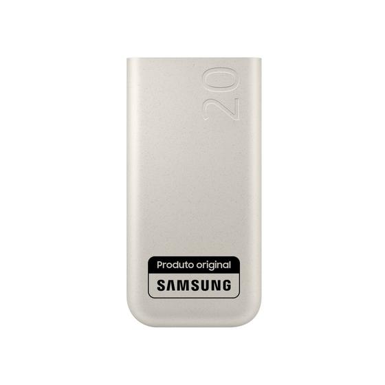 Bateria Carregador Portatil 3x USB-C 20000mAh Super Rapida 45W - Samsung Imagem de Bateria Carregador Portatil 3x USB-C 20000mAh Super Rapida 45W
