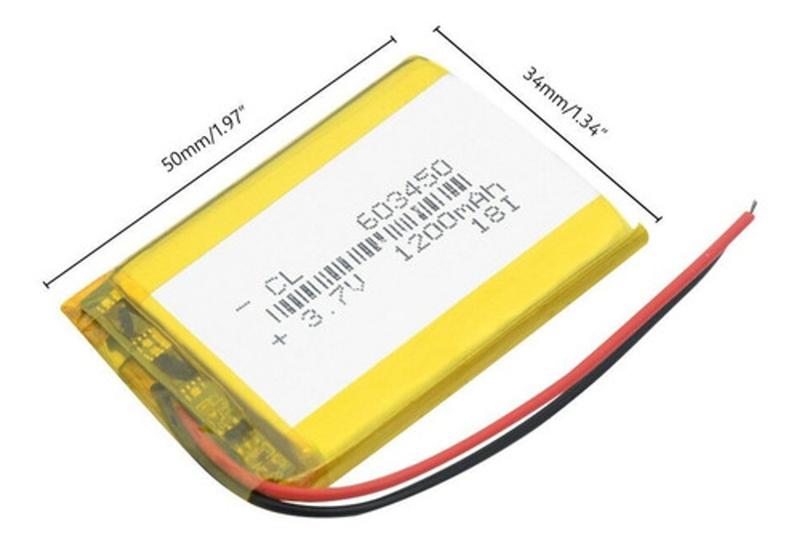 Imagem de Bateria Compativel Igs618  Igpsport 1200mah 2 Fios 3,7v -