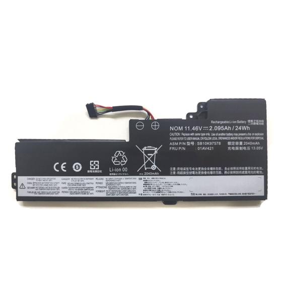 Imagem de Bateria compativel  para Lenovo Thinkpad T470 Interna  24wh 01av421