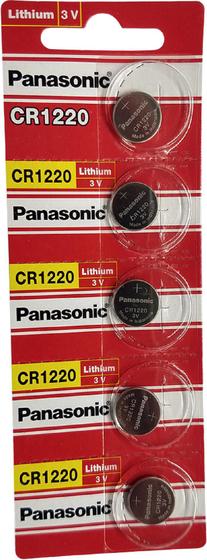 Imagem de Bateria Cr1220 Panasonic - Lithium 3V Cartela 5 Unidades