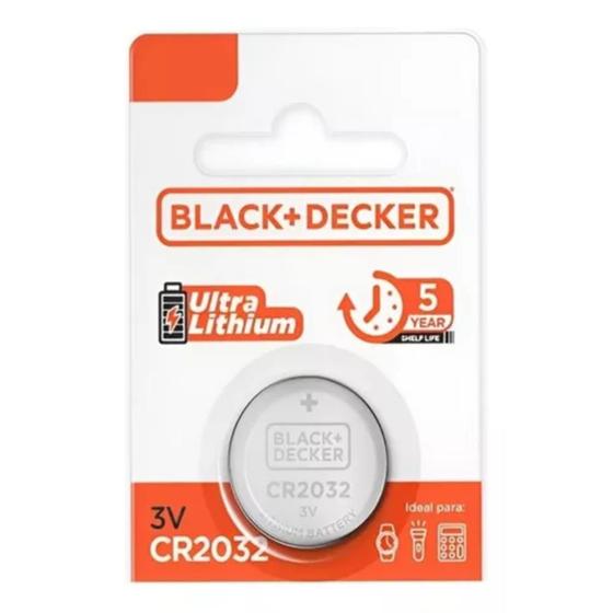 Imagem de Bateria CR2032 de Lítio Black + Decker 1Unidade