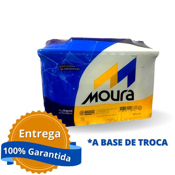 Bateria Automotiva MOURA 60Ah 12V M60GD e M60GE - Bateria