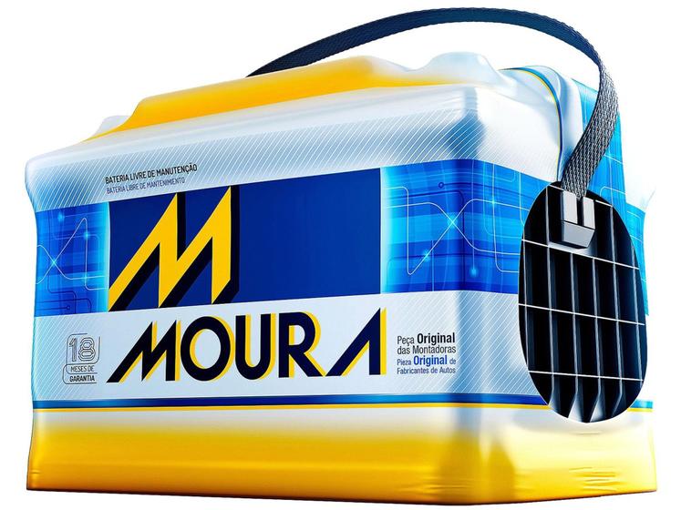 Bateria de Carro Moura Flooded Advanced - 50Ah 12V Polo Positivo M50ED ...