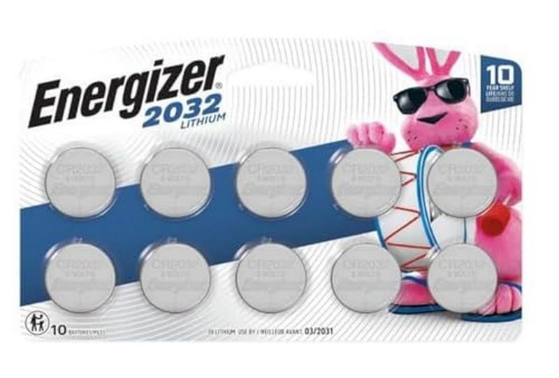 Imagem de Bateria de Lítio Energizer 2032 3V - Pacote com 10 Unidades