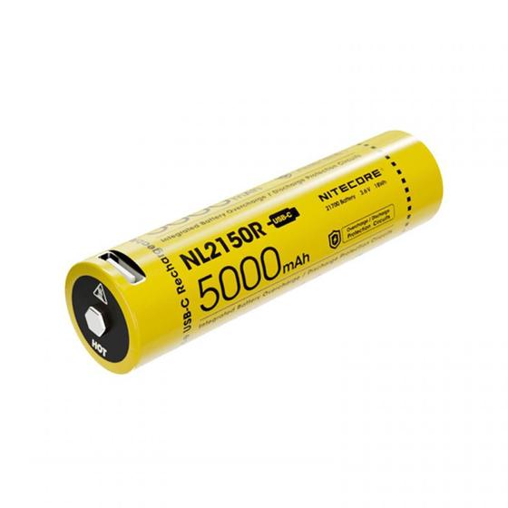 Imagem de Bateria De Lítio Nitecore 21700 Com 5000Mah De Alta Drenagem
