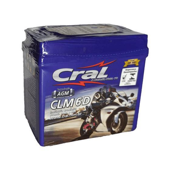 Bateria De Moto Cral Cml6-d 6ah Factor, Ybr, Xre300, Bros Menor preço em Bateria De Moto Cral Cml6-d 6ah Factor, Ybr, Xre300, Bros