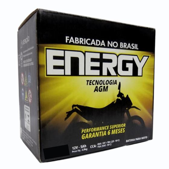 Imagem de Bateria de moto Energy 6AH ETX-DL