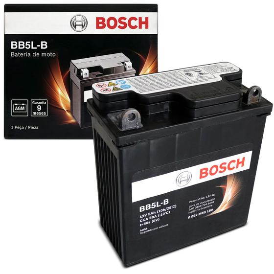 Bateria de Moto Kasinski Sundown Yamaha Garinni Traxx 12V BB5l-B Bosch Menor preço em Bateria de Moto Kasinski Sundown Yamaha Garinni Traxx 12V BB5l-B Bosch