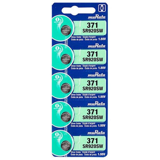 Bateria de relógio murata 371 cartela c/5 sr920sw Menor preço em Bateria de relógio murata 371 cartela c/5 sr920sw