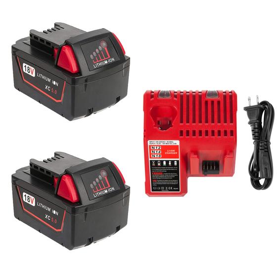 Imagem de Bateria e Carregador de Reposição Milwaukee M18 18V