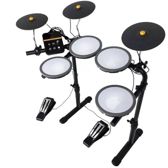 Imagem de Bateria eletronica nagano tech 7 pads family ntf-01 preto