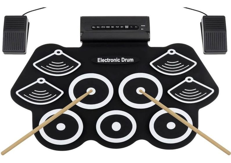 Imagem de Bateria eletrônica spring 9 pads com função midi