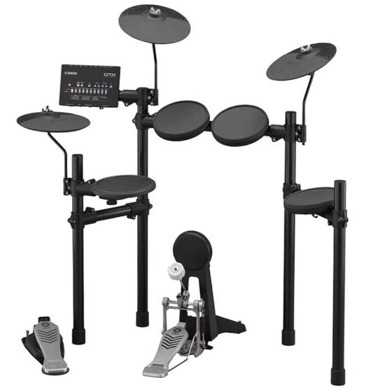 Imagem de Bateria Eletrônica Yamaha DTX452K + Pedal de Bumbo e Chimbal