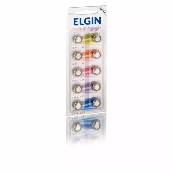 Imagem de Bateria Elgin Lr44 1.5v Com 10 Unidades Ag13 Lr1154