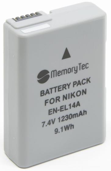 Imagem de Bateria EN-EL14 para câmera digital e filmadora Nikon SLR P7000, D3100, D3200, D5100, P7100