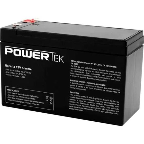 Bateria En011a 12v Alarme Powertek Menor preço em Bateria En011a 12v Alarme Powertek