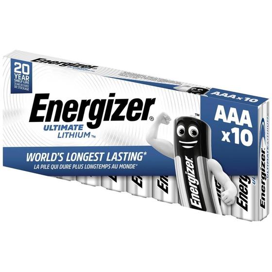 Imagem de Bateria Energizer Ultimate Lithium AAA de 1,5 V (pacote com 10)