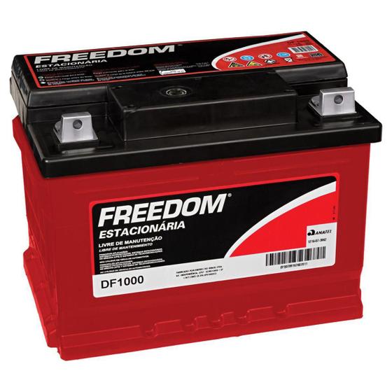 Bateria Estacionaria 12v 70ah DF1000 Freedom - Nobreak, Energia Solar Menor preço em Bateria Estacionaria 12v 70ah DF1000 Freedom - Nobreak, Energia Solar