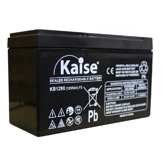 Imagem de Bateria Estacionária VRLA 12V 9Ah Kaise KB1290 Segurança Nobreak Alarme Cerca Luz