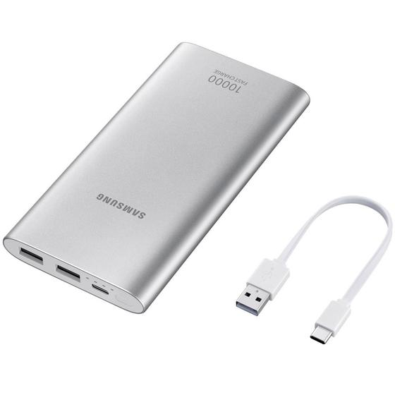 Imagem de Bateria Externa Samsung Carga Rápida USB Prata - TIPO C