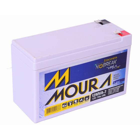 Bateria Gel Selada 12V 7ah - Moura No-break Imagem de Bateria Gel Selada 12V 7ah - Moura No-break