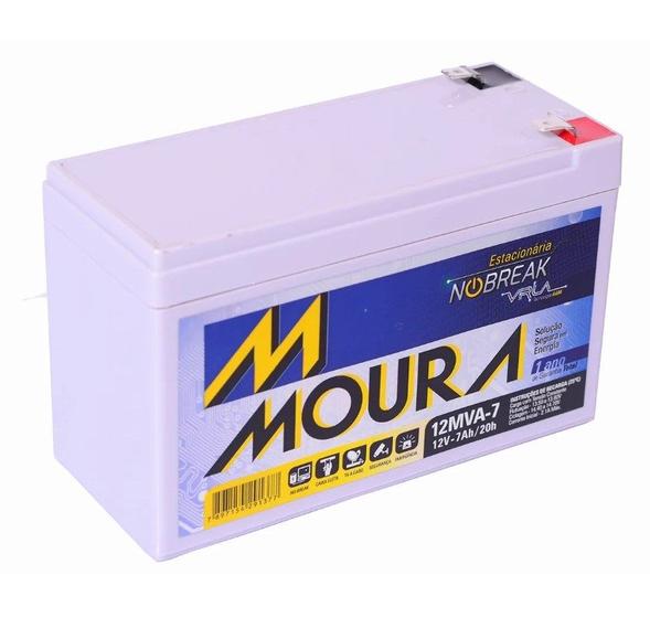 Imagem de Bateria Gel Selada 12v 7ah Moura Nobreak Cod. 12MVA7