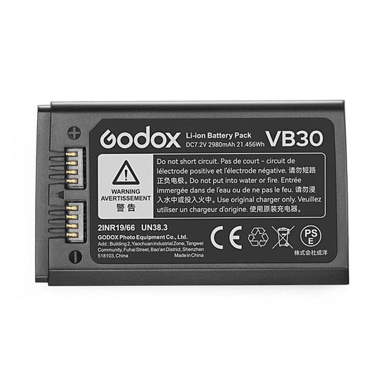 Imagem de Bateria GODOX VB30 7,2 V/2980 mAh Li-ion para V1PRO Flash