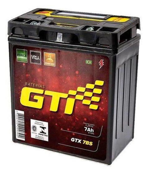 Imagem de Bateria Gti Gtx-7bs Twister 250 Fazer Tornado Gel 7a