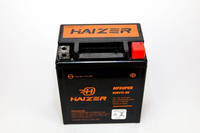 Imagem de Bateria Haizer 7 ah Yamaha Ys Fazer 250 (2006) 7ah 12v
