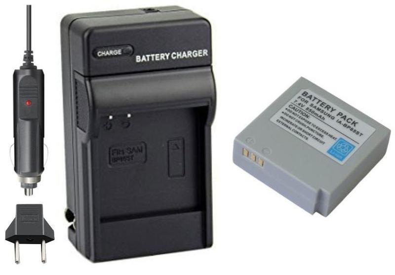 Imagem de Bateria IA-BP85ST 850mAh para câmera digital e filmadora Samsung SC-HMX10, SC-MX10A, SMX-F33, VP-MX10