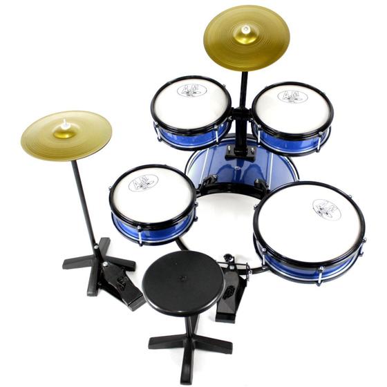 Imagem de Bateria Infantil Acústica Rock Baby Am2 Com Chimbal - Rock Baby